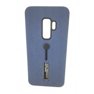 Cover Kickstand Matte With Finger Strap Samsung Galaxy S9 G960 Blue